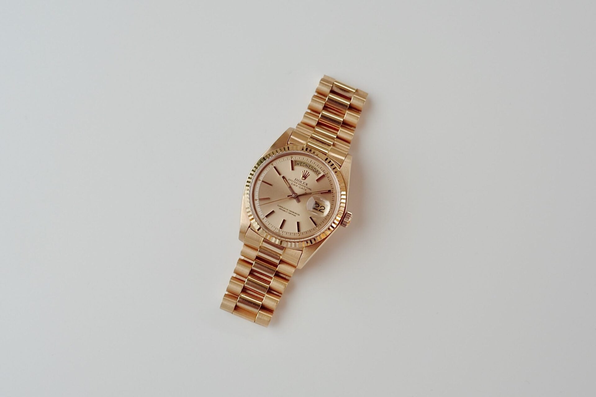 ROLEX DAY-DATE 1803/5 PINK GOLD 1975Y 日ロレ