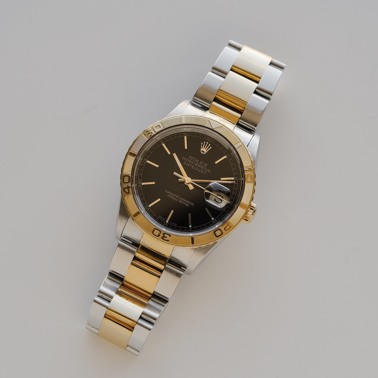 ロレックス/デイトジャスト16263/サンダーバード/ブラックダイヤル