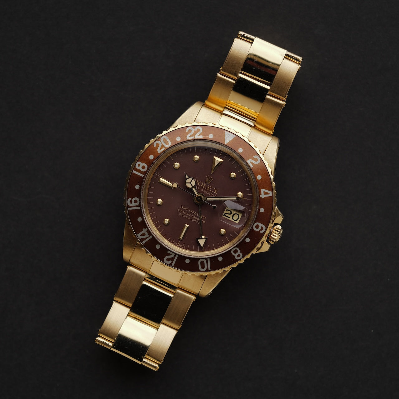 ロレックス/GMTマスター1675/8/茶つぼ/ブレス付/ROLEX GMT-MASTER
