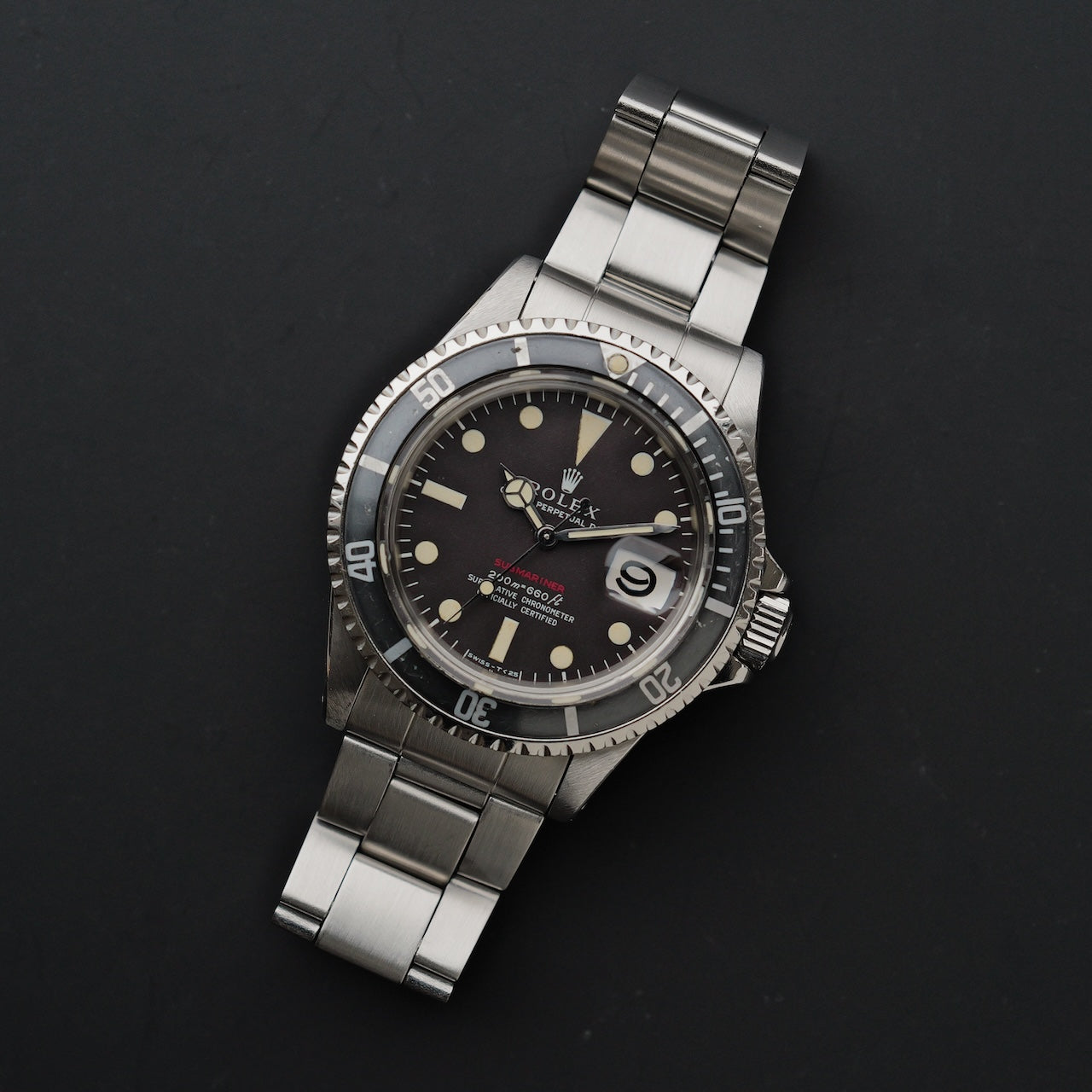 ロレックス/サブマリーナー1680/赤サブ/マーク3/トロピカル/ROLEX SUBMARINER Ref.1680 "Mark.3 Tropical" 1970y