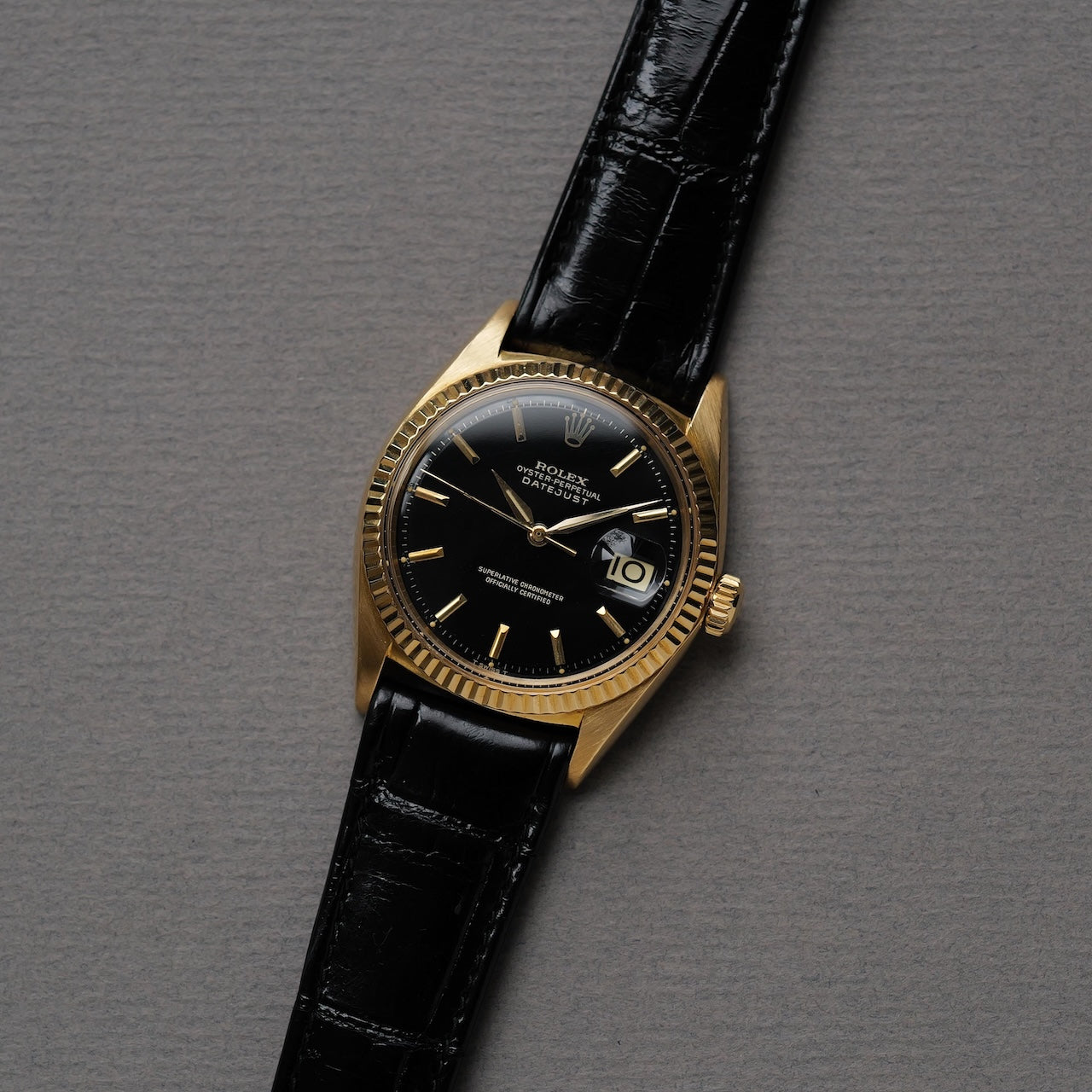 ロレックス/デイトジャスト1601/8/ミラーダイヤル/18Kイエローゴールド/ROLEX DATE-JUST Ref.1601/8 "Gilt Dial" 18K Yellow Gold 1964-65y
