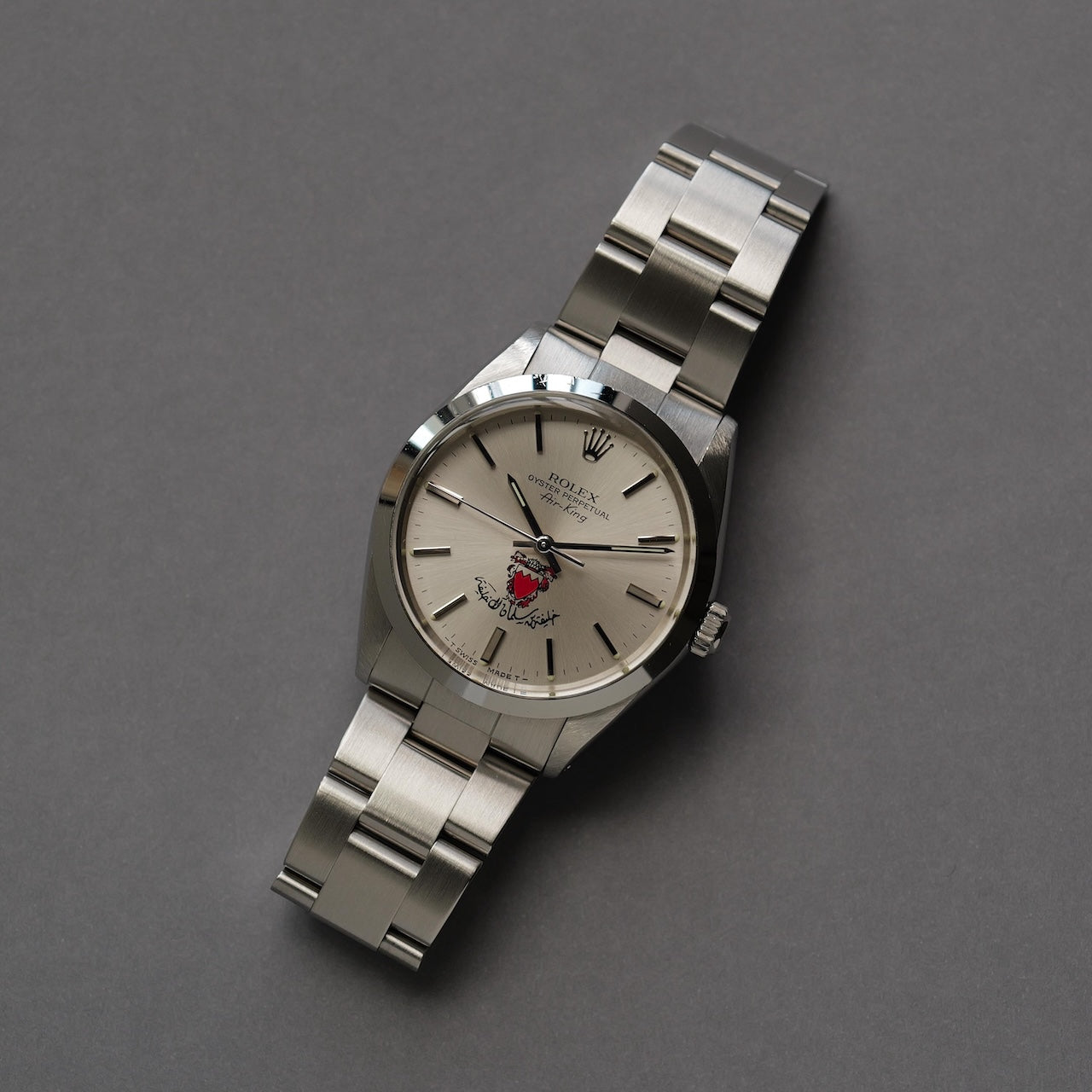 ロレック/エアキング5500/L番/中東/バーレーン/シルバーダイヤル/ROLEX AIR-KING REF.5500 "Bahrain" L-Serial Silver dial 1989y