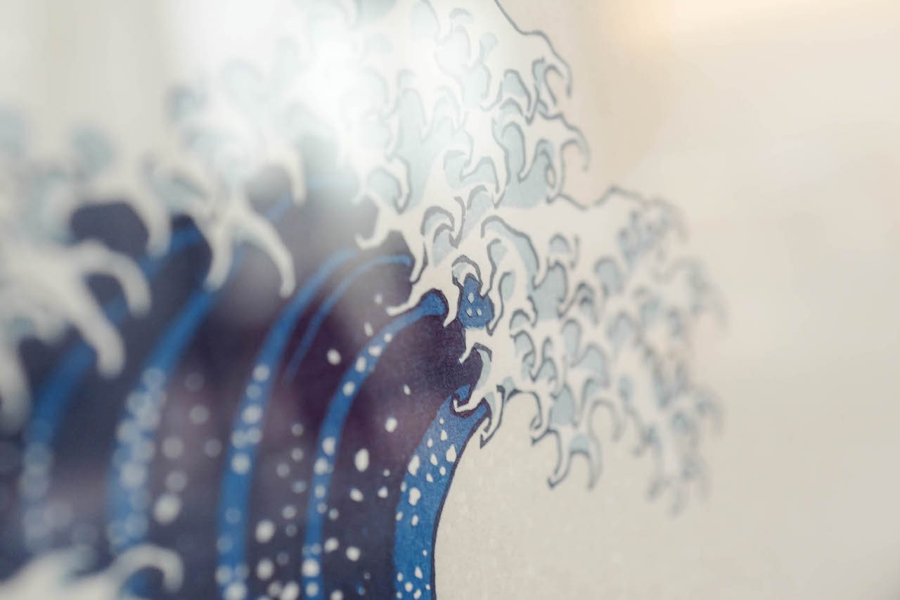 冨嶽三十六景 神奈川沖浪裏 初摺 Edition 50 証明カード付