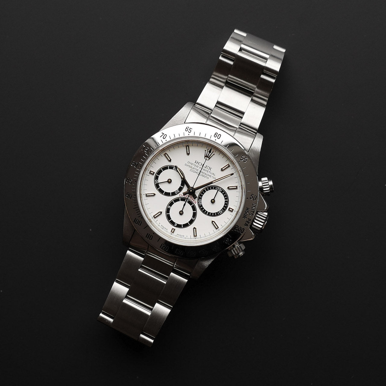 ロレックス/ゼニスデイトナ/Mk2,4ライン/OH証明書/ROLEX ZENITH DAYTONA Ref.16520L "4 Line Dial" 200タキ 1989y
