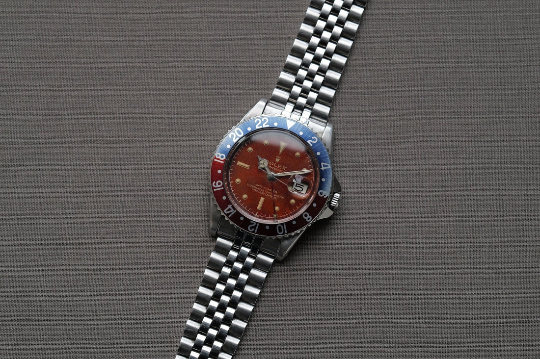 【MEDIA】GOETHE webにて「ヴィンテージロレックス最大のトレンド“トロピカルダイヤル”とは。希少な変色ロレックス「GMTマスター Ref.1675」」が公開されました