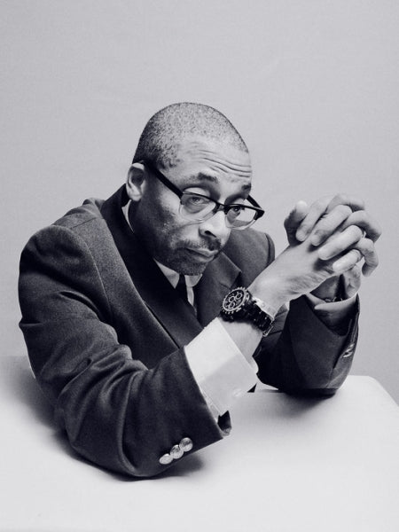 USA. NYC. Filmmaker Spike LEE. by Christopher Anderson / クリストファー・アンダーソン