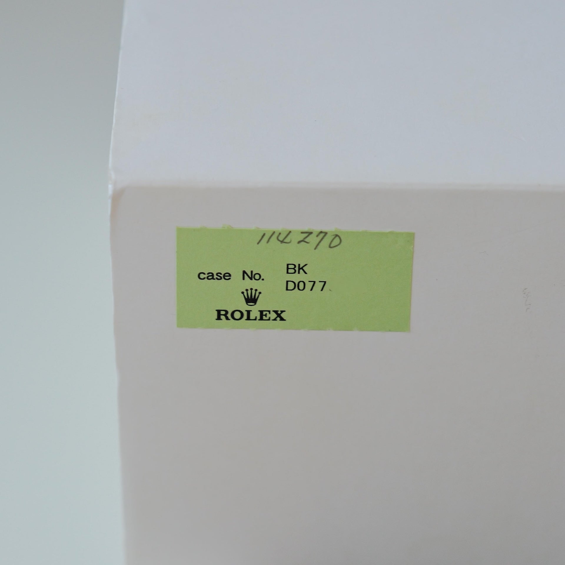 ロレックス/エクスプローラー1/114270/D番/日本ロレックス保証書付フルセット/ROLEX EXPLORE 1 REF.114270 D-Serial 2005Y Full Set