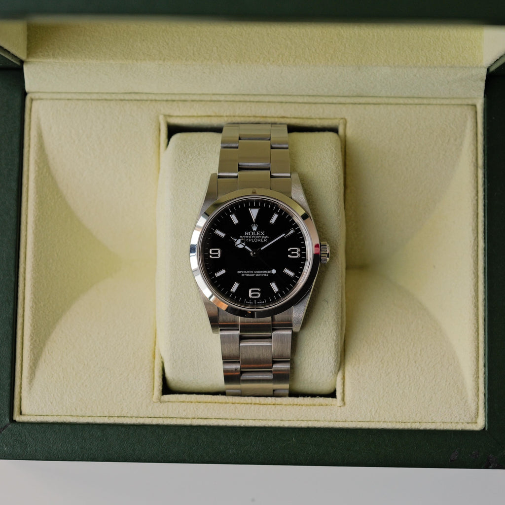 ロレックス/エクスプローラー1/114270/D番/日本ロレックス保証書付フルセット/ROLEX EXPLORE 1 REF.114270 D-Serial 2005Y Full Set