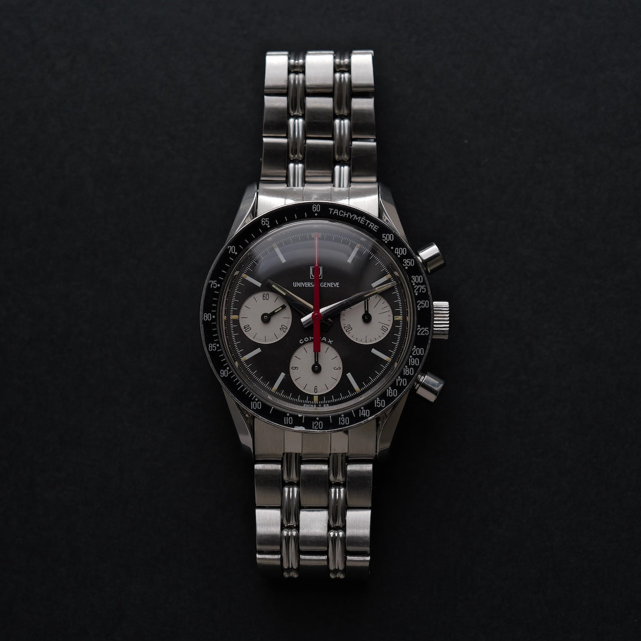 ユニバーサルジュネーブ/コンパックス/イービル・ニーナ/バルジュー72/手巻き/UNIVERSAL GENEVE COMPAX REF.885103/01 "EVIL NINA" Caliber Valjoux 72 1960s