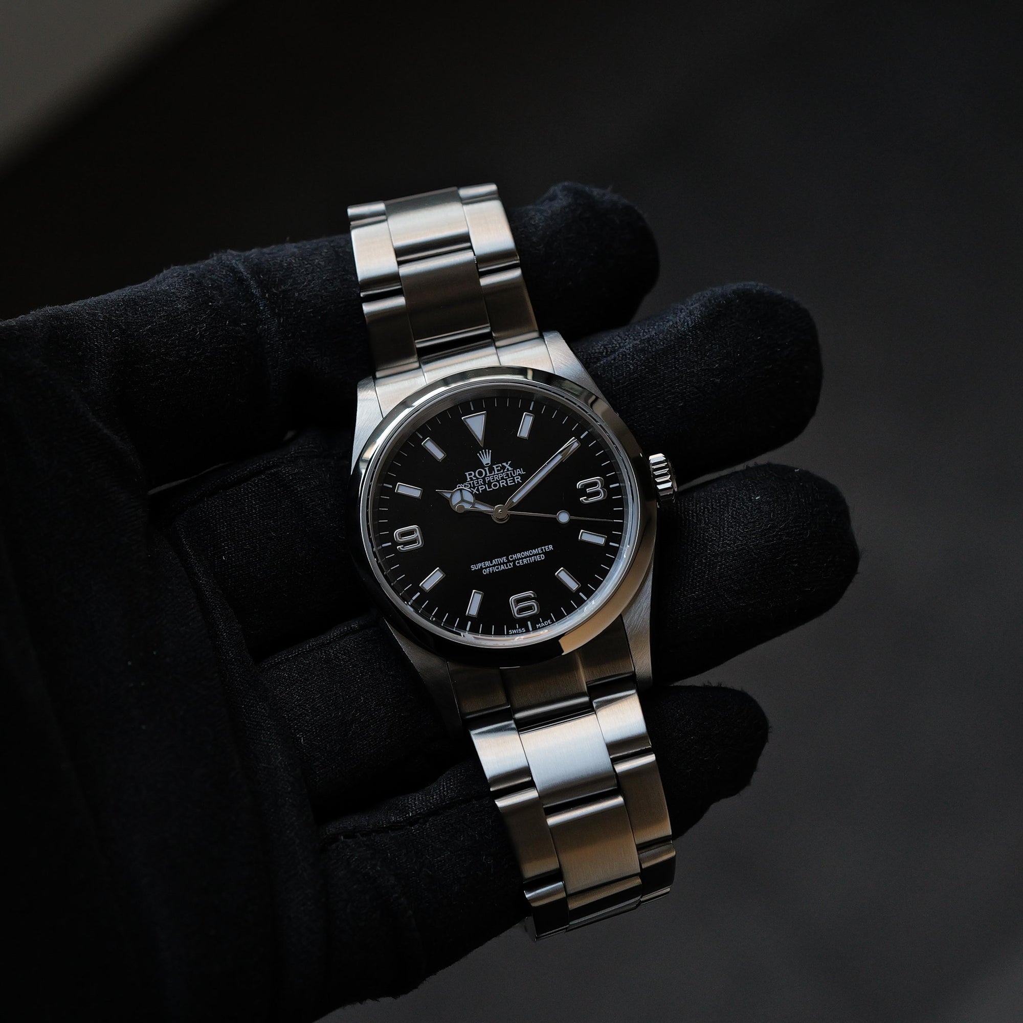 ロレックス/エクスプローラー1/114270/Y番/保証書付/ROLEX EXPLORE 1 REF.114270 Y-Serial 2002Y with Box and Paper