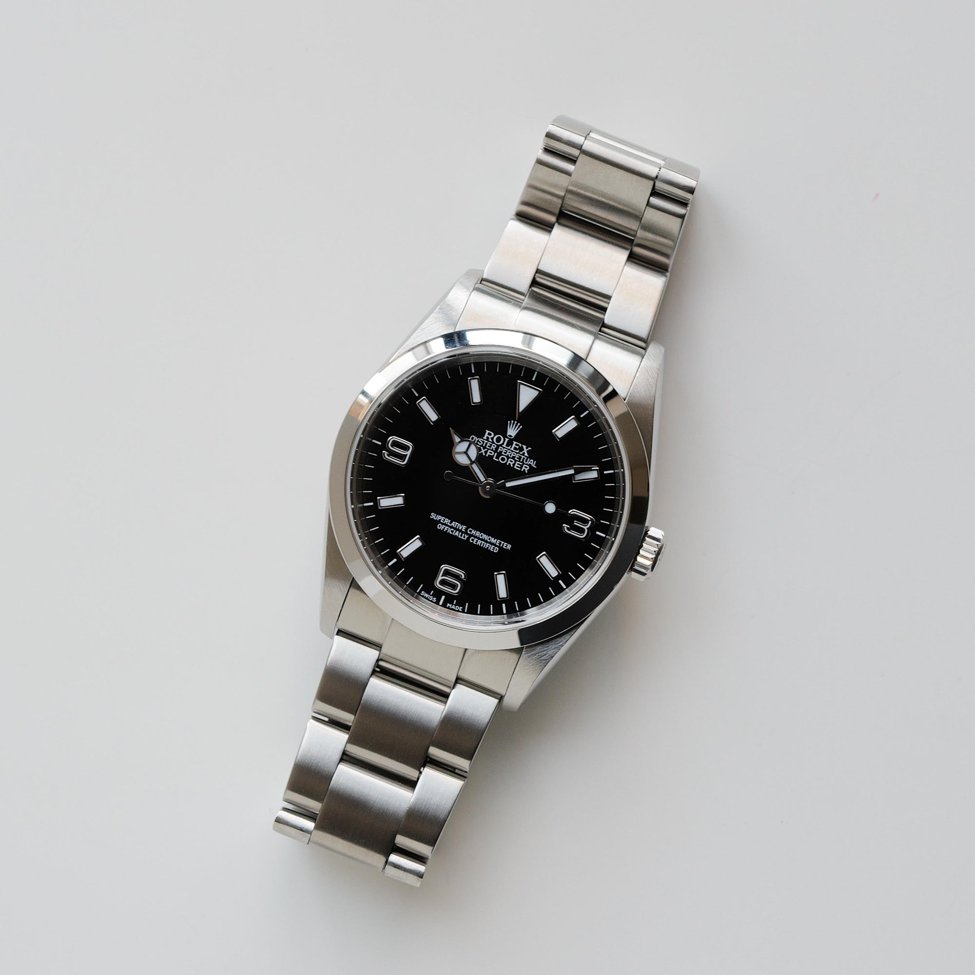 ロレックス/エクスプローラー1/114270/Y番/保証書付/ROLEX EXPLORE 1 REF.114270 Y-Serial 2002Y with Box and Paper