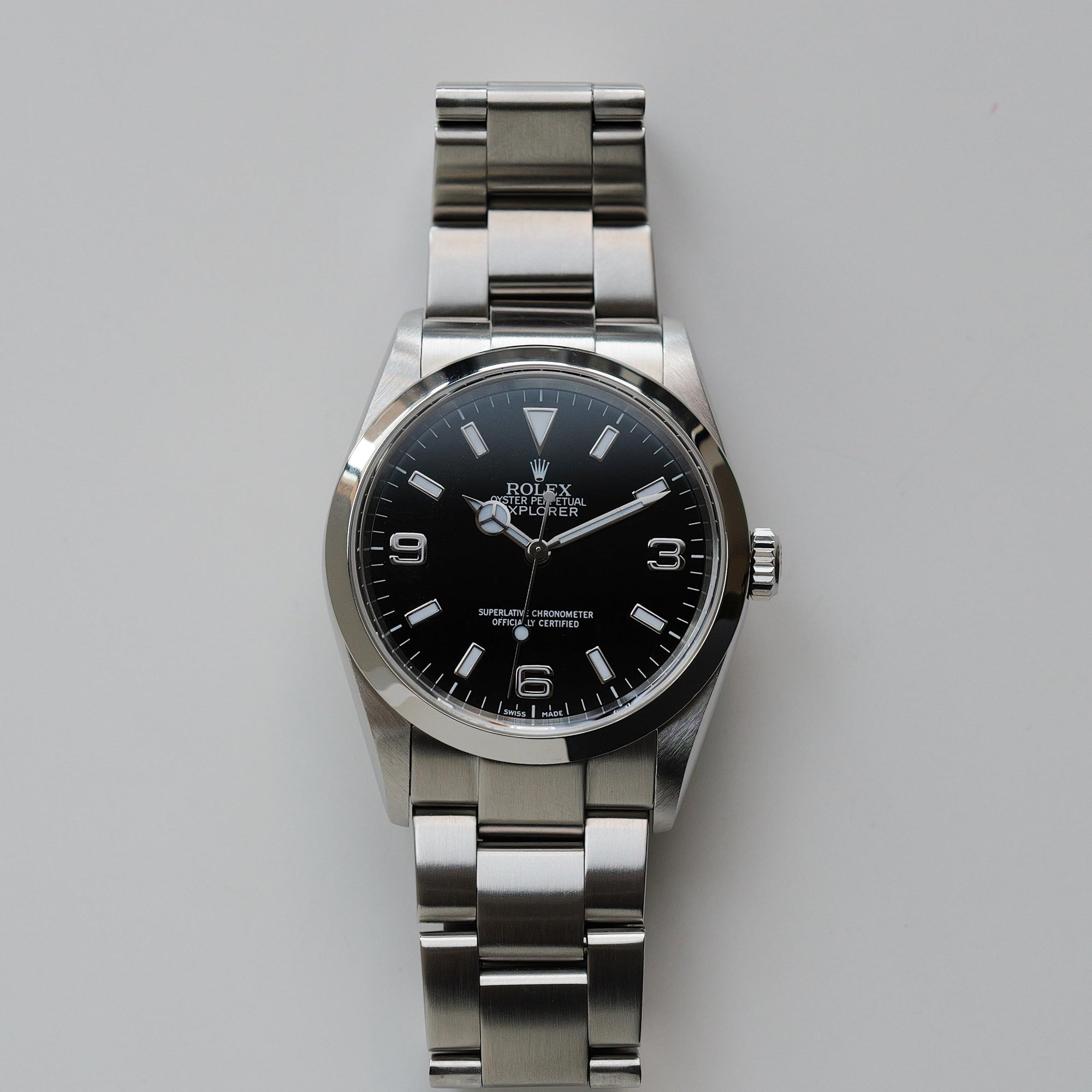 ロレックス/エクスプローラー1/114270/Y番/保証書付/ROLEX EXPLORE 1 REF.114270 Y-Serial 2002Y with Box and Paper