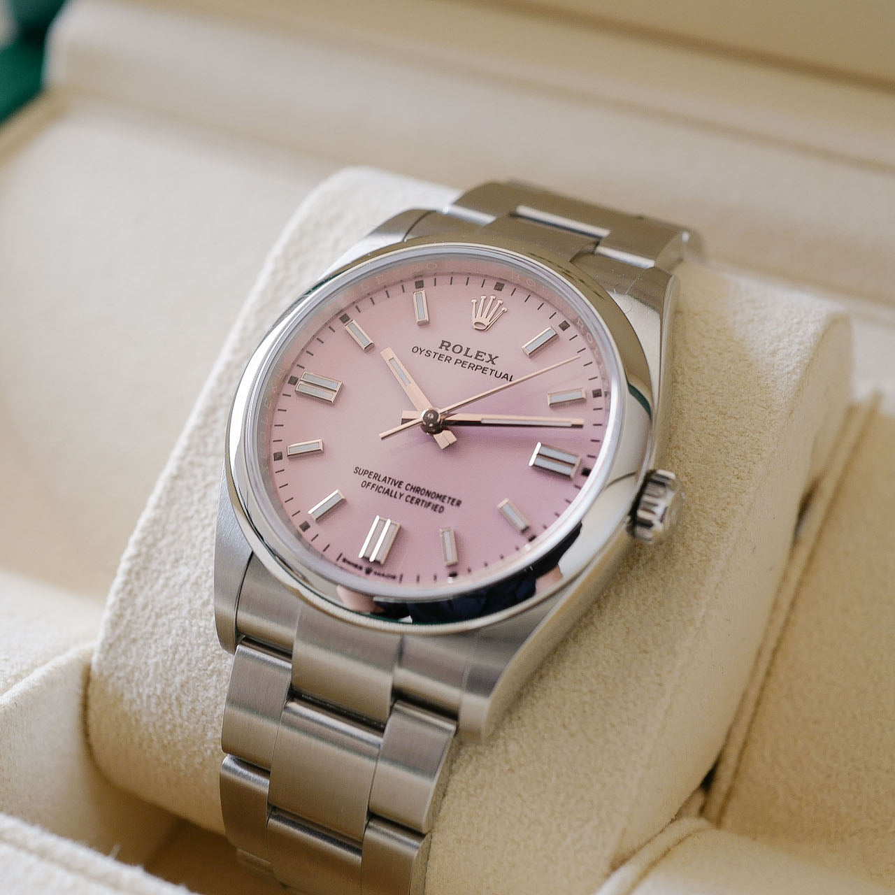 ROLEX OYSTER PERPETUAL "Candy Pink" Ref.126000 36mm 2023y 未使用