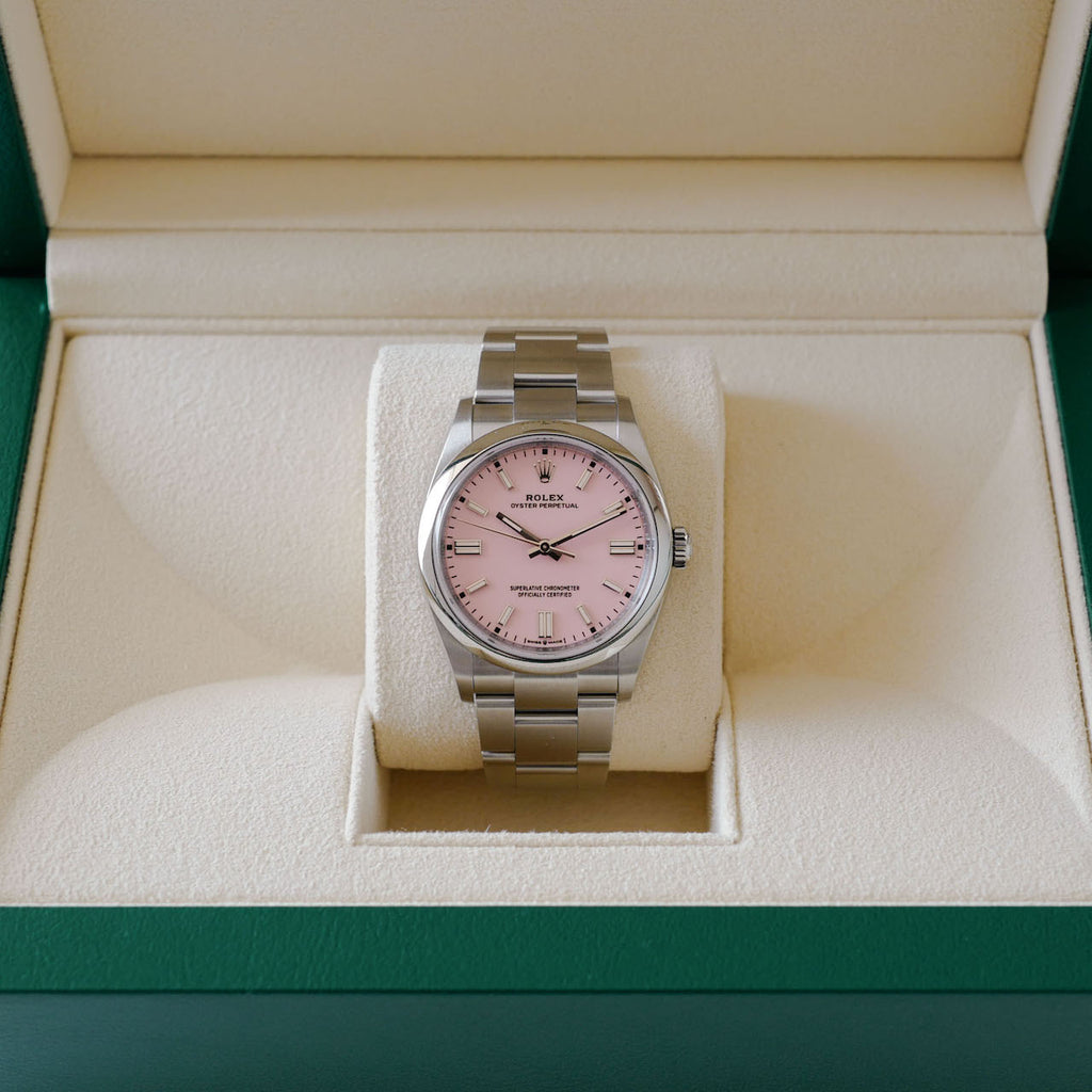 ROLEX OYSTER PERPETUAL "Candy Pink" Ref.126000 36mm 2023y 未使用