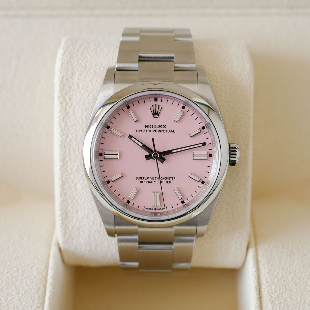 ROLEX OYSTER PERPETUAL "Candy Pink" Ref.126000 36mm 2023y 未使用