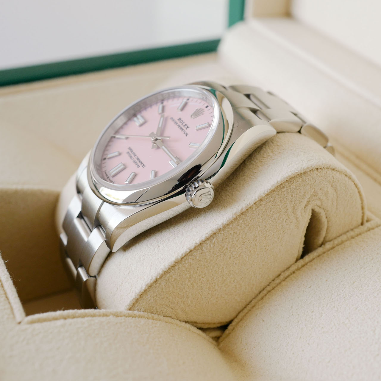 ROLEX OYSTER PERPETUAL "Candy Pink" Ref.126000 36mm 2023y 未使用