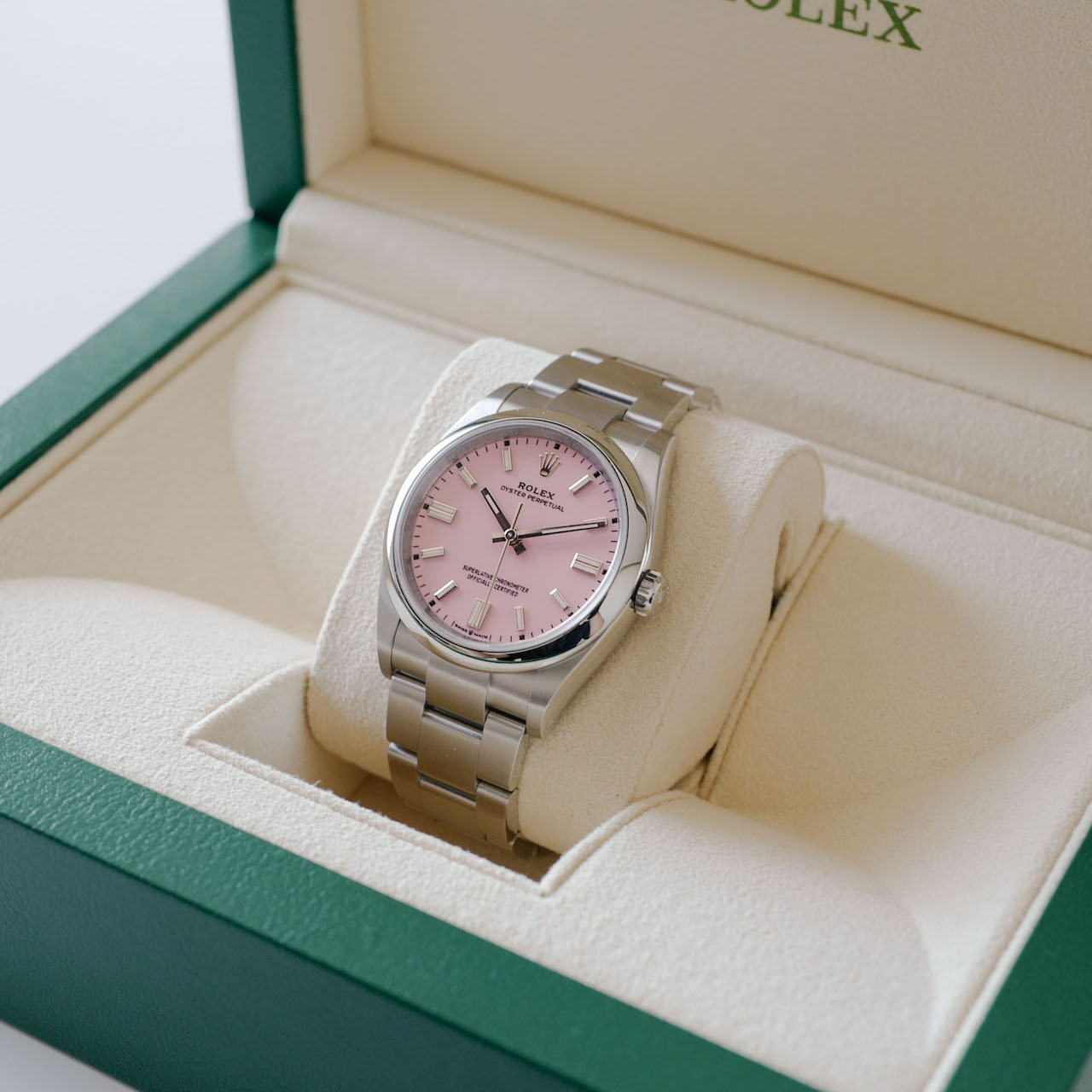 ROLEX OYSTER PERPETUAL "Candy Pink" Ref.126000 36mm 2023y 未使用