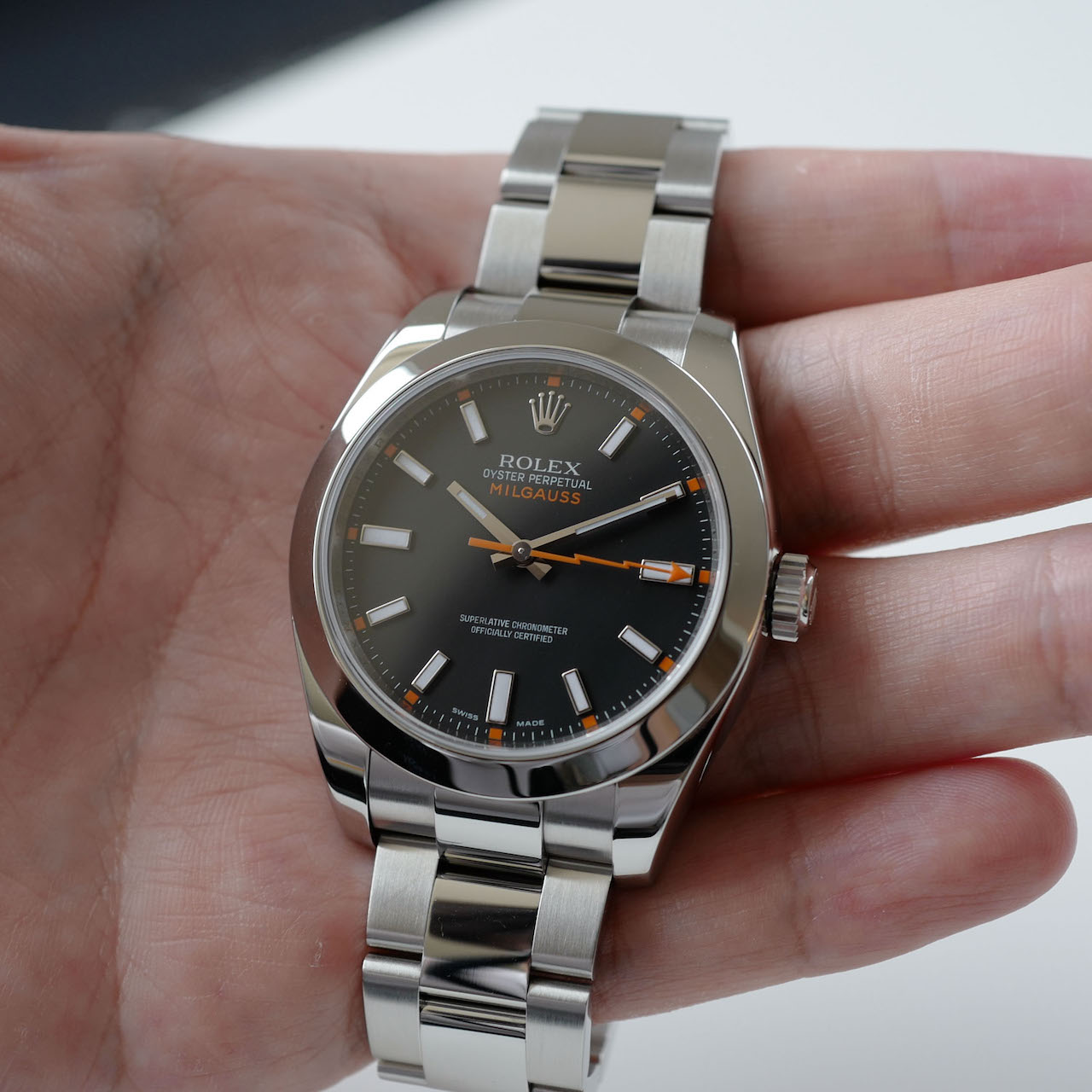 ROLEX MILGAUSS Ref.116400 2008y Full Set ほぼ未使用
