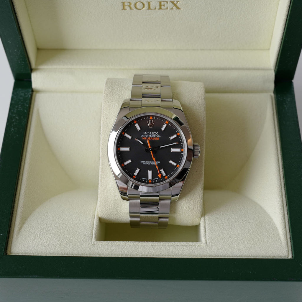 ROLEX MILGAUSS Ref.116400 2008y Full Set ほぼ未使用