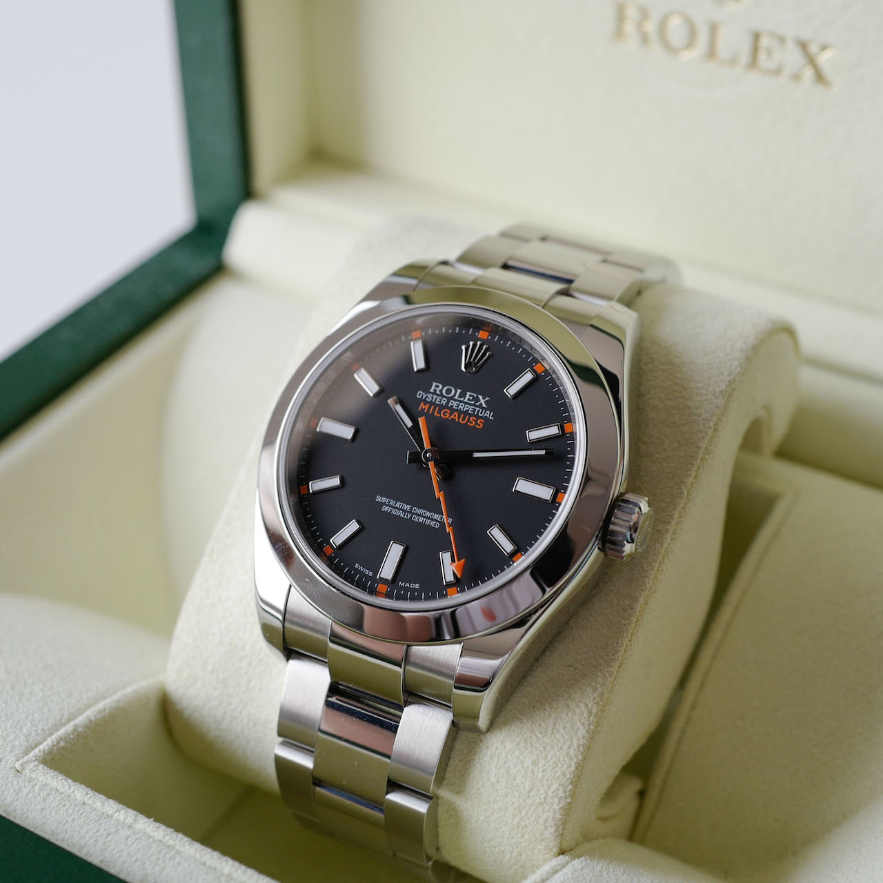 ROLEX MILGAUSS Ref.116400 2008y Full Set ほぼ未使用