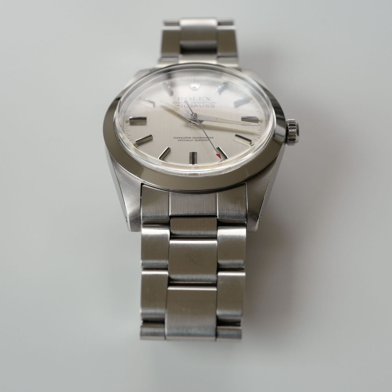 ROLEX MILGAUSSミルガウスRef.1019 Silver dial 後期モデル MINT 1980y
