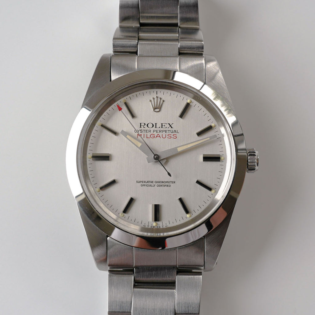 ROLEX MILGAUSSミルガウスRef.1019 Silver dial 後期モデル MINT 1980y