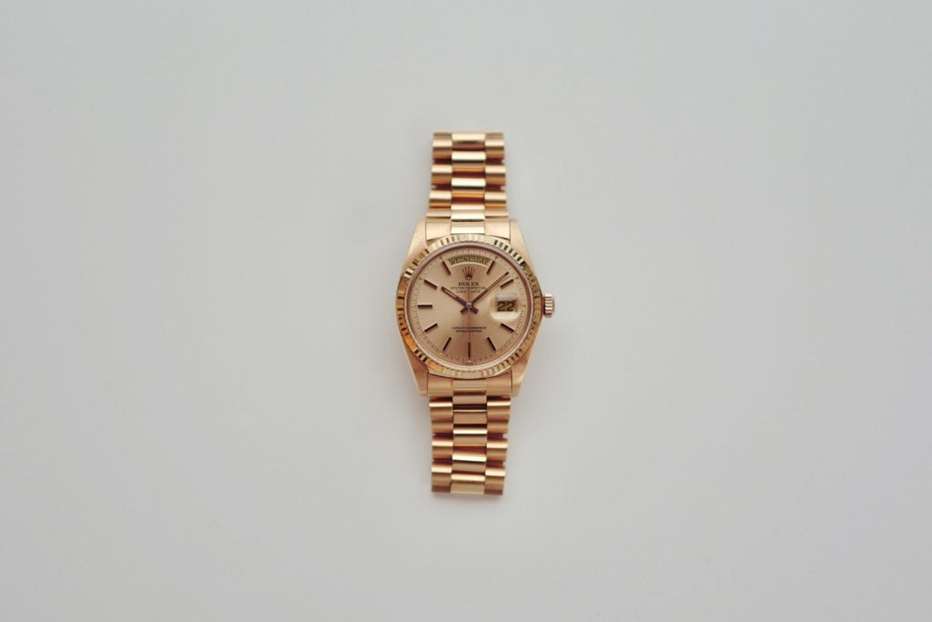 ROLEX DAY-DATE 1803/5 PINK GOLD 1975Y 日ロレ