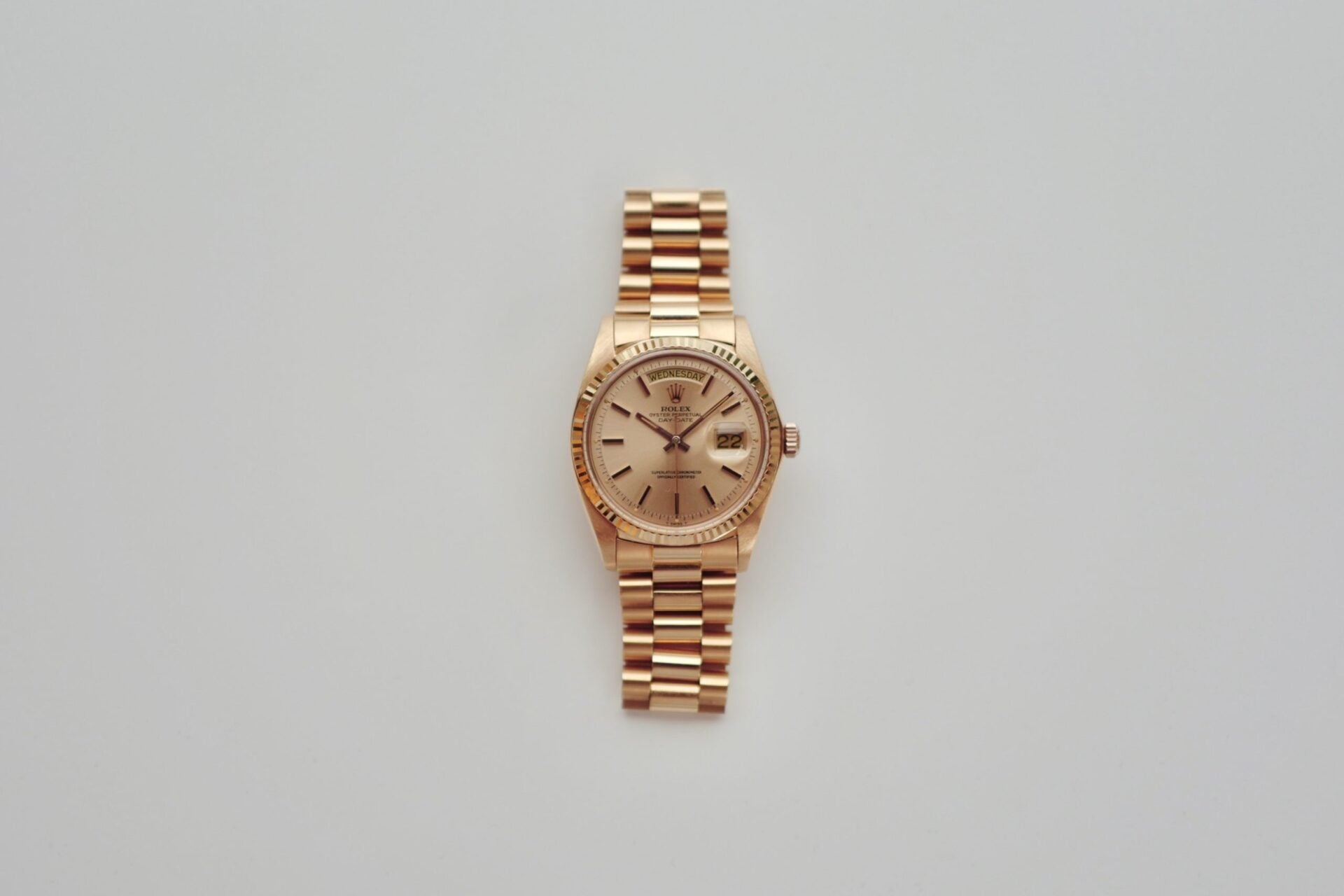 ROLEX DAY-DATE 1803/5 PINK GOLD 1975Y 日ロレ