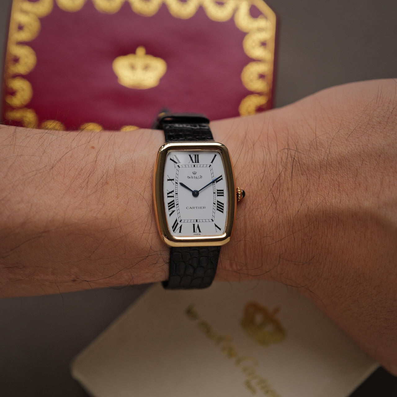 【参考商品】カルティエ/ファバージ/78101/ヨルダン王室/18Kイエローゴールド/箱付属/CARTIER FABERGE REF.78101 "Jordanian Royal Family" 18KYG 1970s with Box