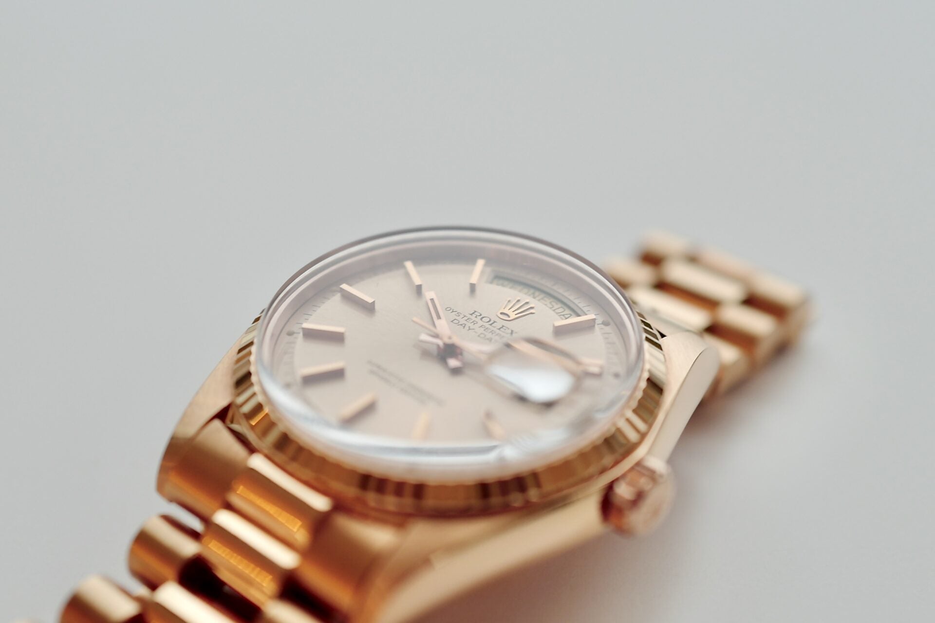 ROLEX DAY-DATE 1803/5 PINK GOLD 1975Y 日ロレ