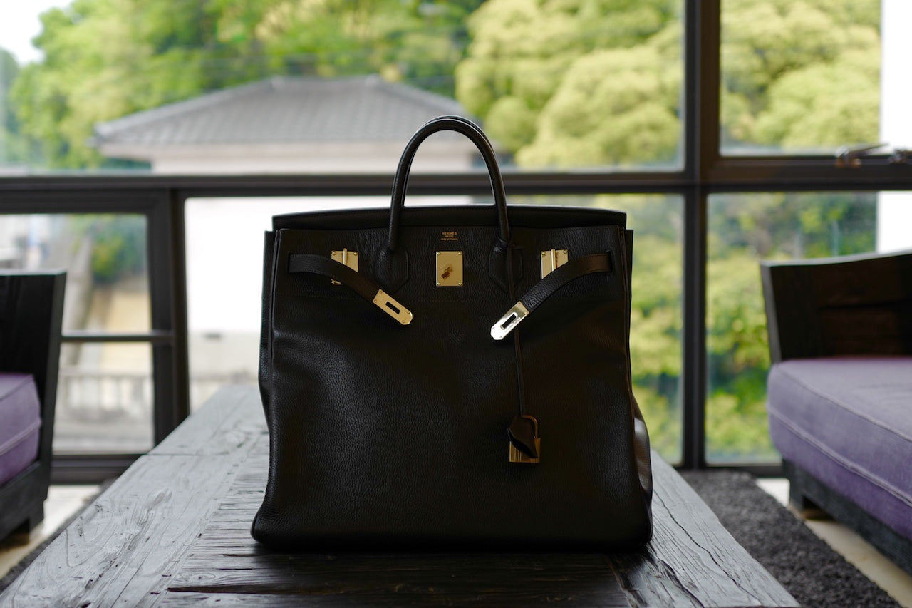 HERMES Haut a Courroies 45 Black