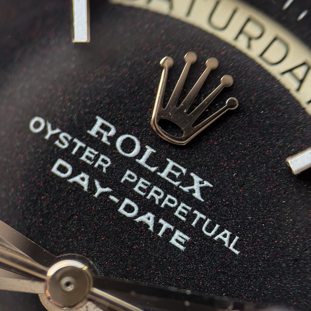 ロレックス/デイデイト1803/9/コンフェッティダイヤル/18Kホワイトゴールド/箱・保証書付き/ROLEX DAY-DATE REF.1803/9 "CONFETTI" 18KWG 1972-73Y with Paper and Box