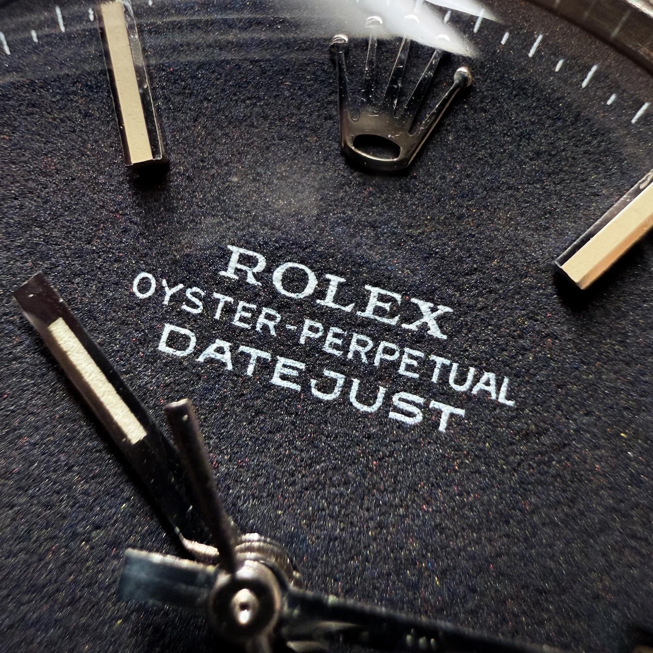 ロレックス/デイトジャスト1601/コンフェッティダイヤル/WGベゼル/ROLEX DATEJUST REF.1601 "CONFETTI DIAL" WG Fluted Bezel 1969-70y