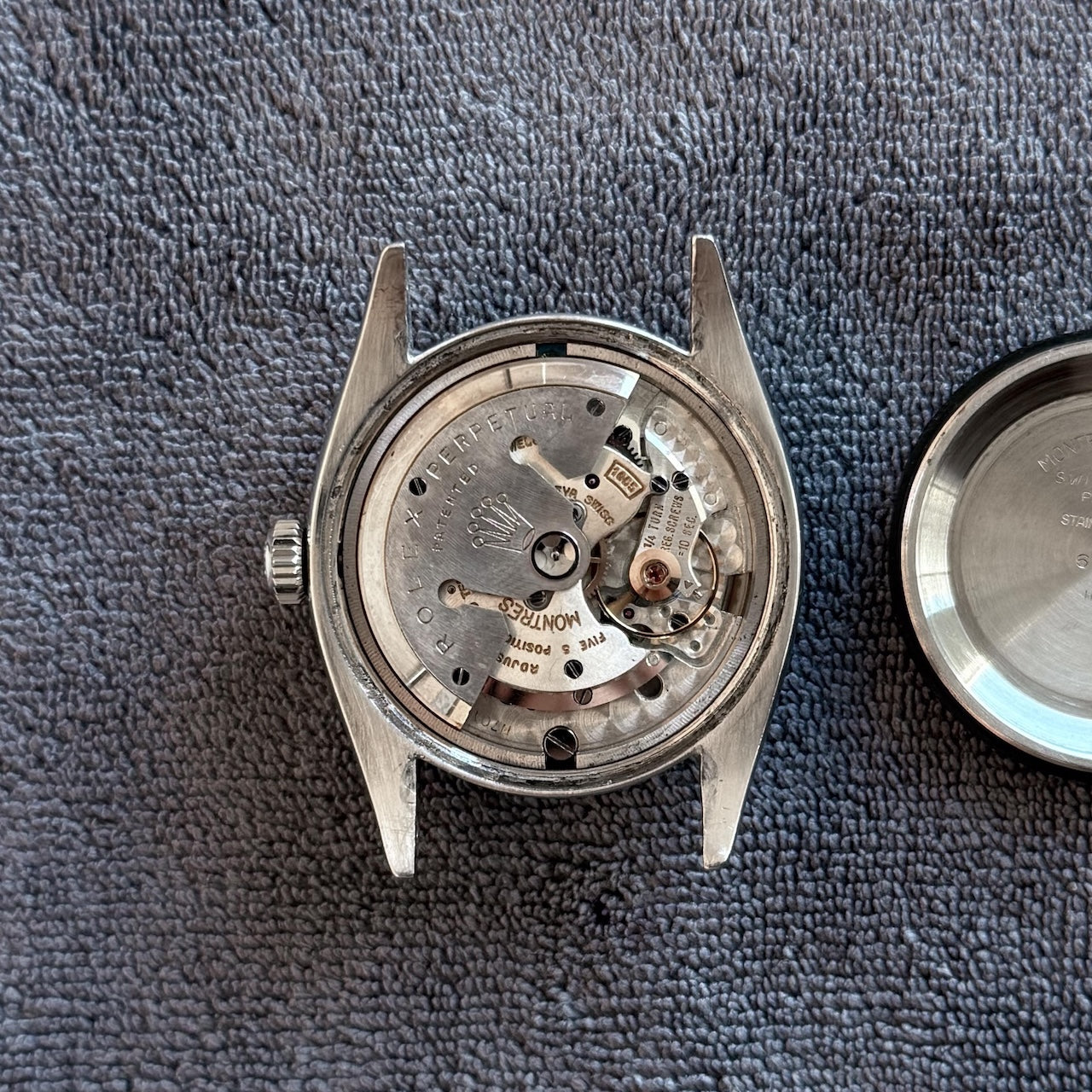 ロレックス/デイトジャスト6609/サンダーバードギルトダイヤル/WG回転ベゼル/ROLEX DATEJUST REF.6609 Thunderbird "GILT DIAL" Turn-O-Gragh 18KWG Bezel 1957y