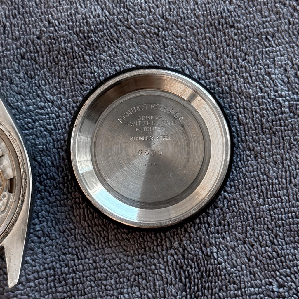 ロレックス/デイトジャスト6609/サンダーバードギルトダイヤル/WG回転ベゼル/ROLEX DATEJUST REF.6609 Thunderbird "GILT DIAL" Turn-O-Gragh 18KWG Bezel 1957y