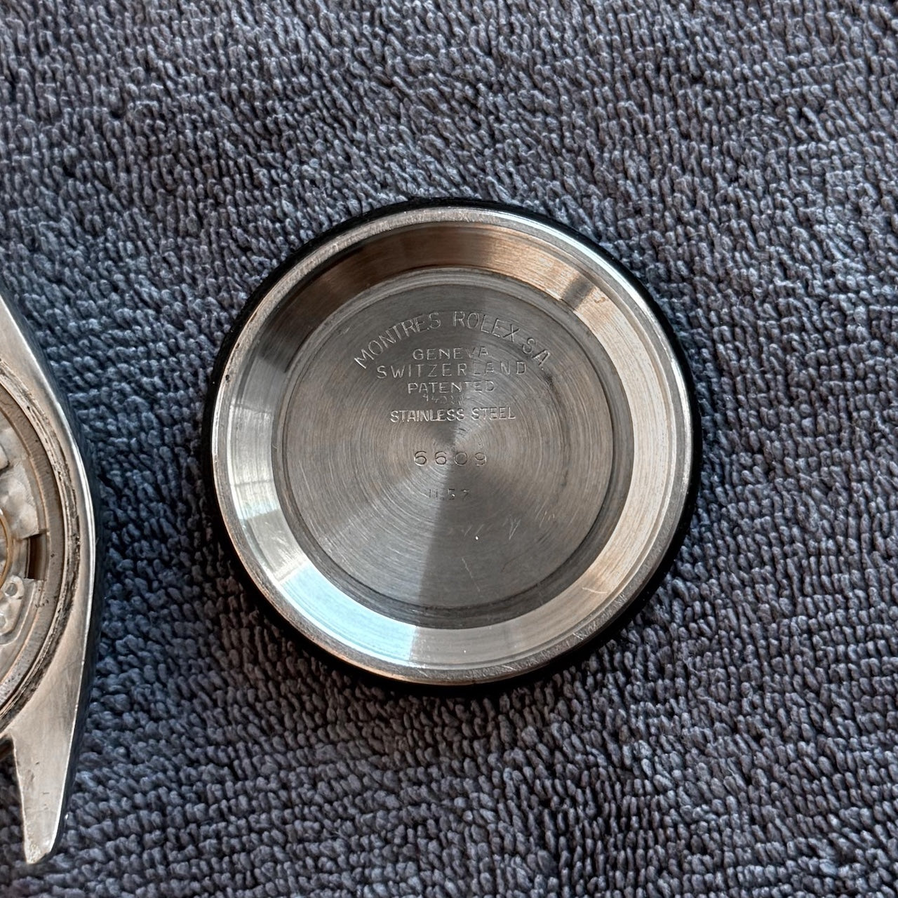 ロレックス/デイトジャスト6609/サンダーバードギルトダイヤル/WG回転ベゼル/ROLEX DATEJUST REF.6609 Thunderbird "GILT DIAL" Turn-O-Gragh 18KWG Bezel 1957y