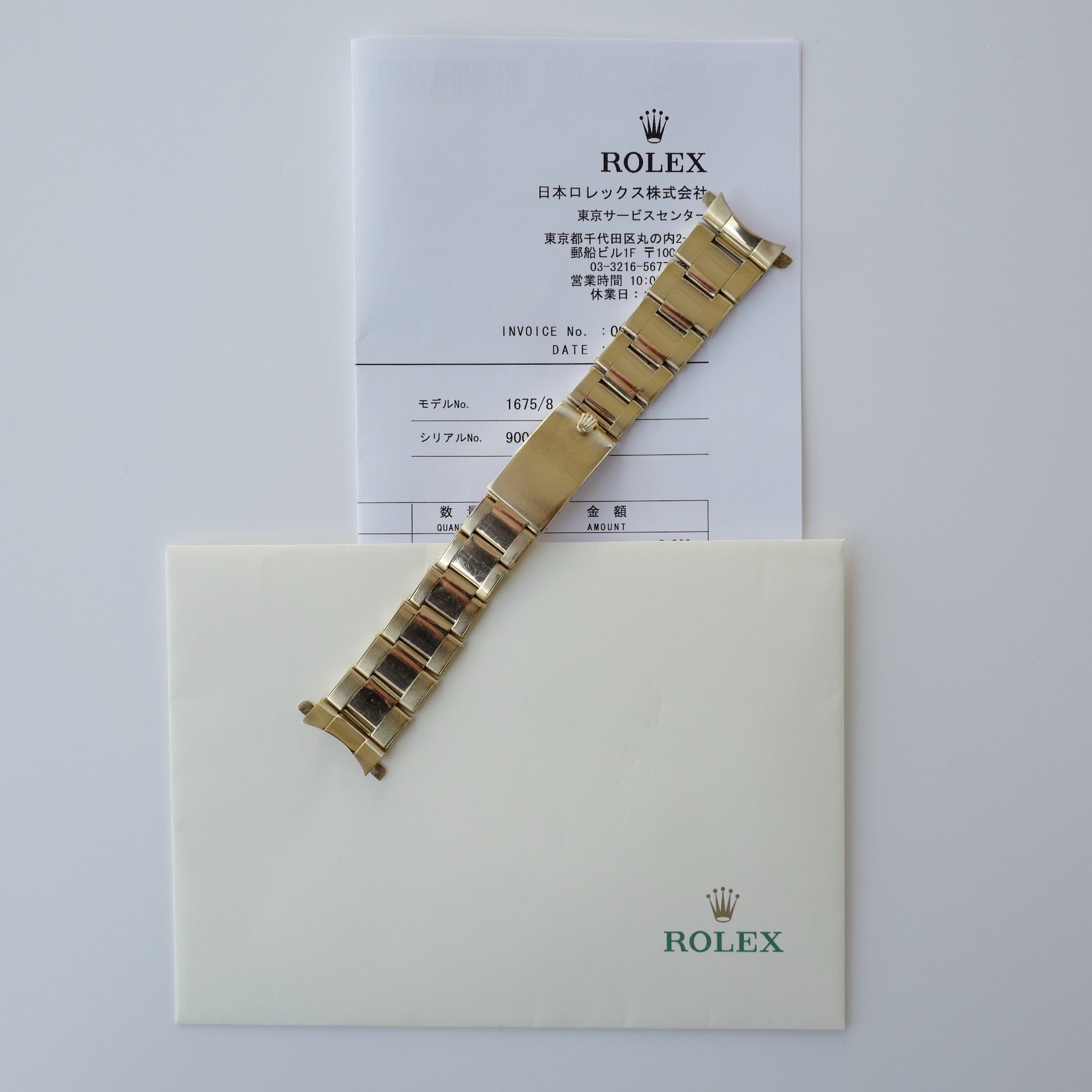 ROLEX GMT-MASTER REF.1675/8 NO CROWN GUARD MARK1. 1962Y