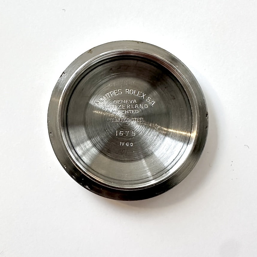 ロレックス/GMT-マスターPCG1675マーク1/レッド・トロピカル/ROLEX GMT-MASTER Ref.1675 PCG Mk1 Dial "RED TROPICAL" 1960y