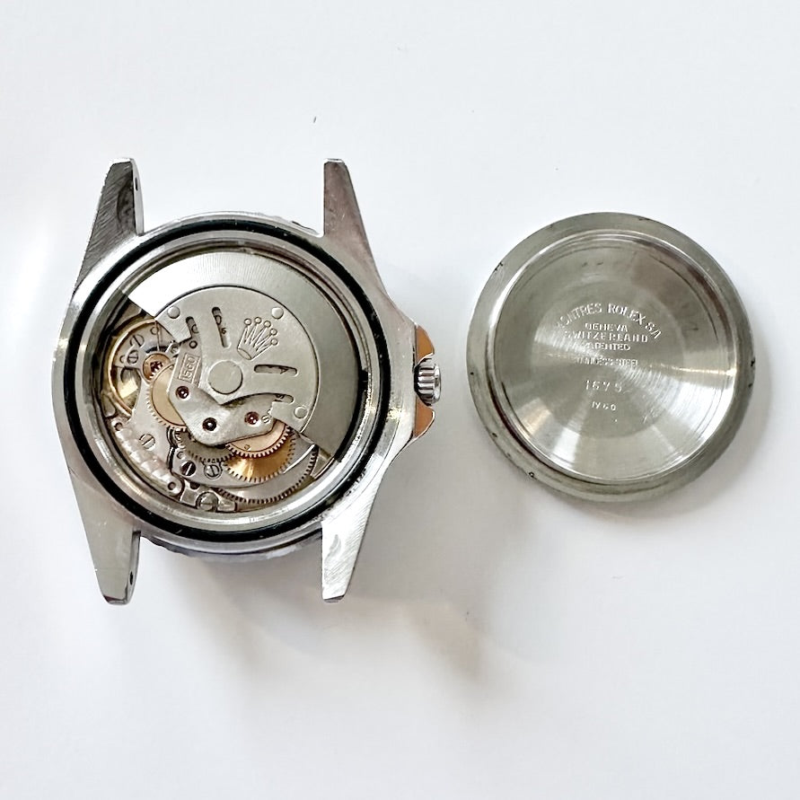 ロレックス/GMT-マスターPCG1675マーク1/レッド・トロピカル/ROLEX GMT-MASTER Ref.1675 PCG Mk1 Dial "RED TROPICAL" 1960y