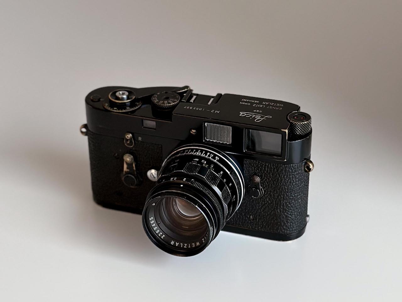 LEICA ( M2 Black Paint Original ) Summicron 2/50mm 2nd early version