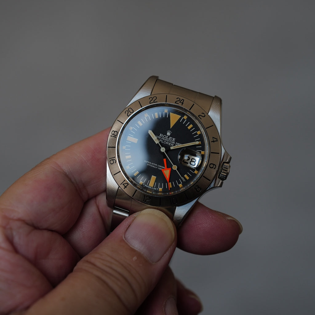 【参考商品】NOT FOR SALE / ロレックス/エクスプローラー2/1655/パティーナ/1980年/マーク４ダイヤル/マーク３ベゼル/ROLEX EXPLORER 2 Ref.1655 "Mark 4, Patina Dila, Mark 3 Bezel" 1980
