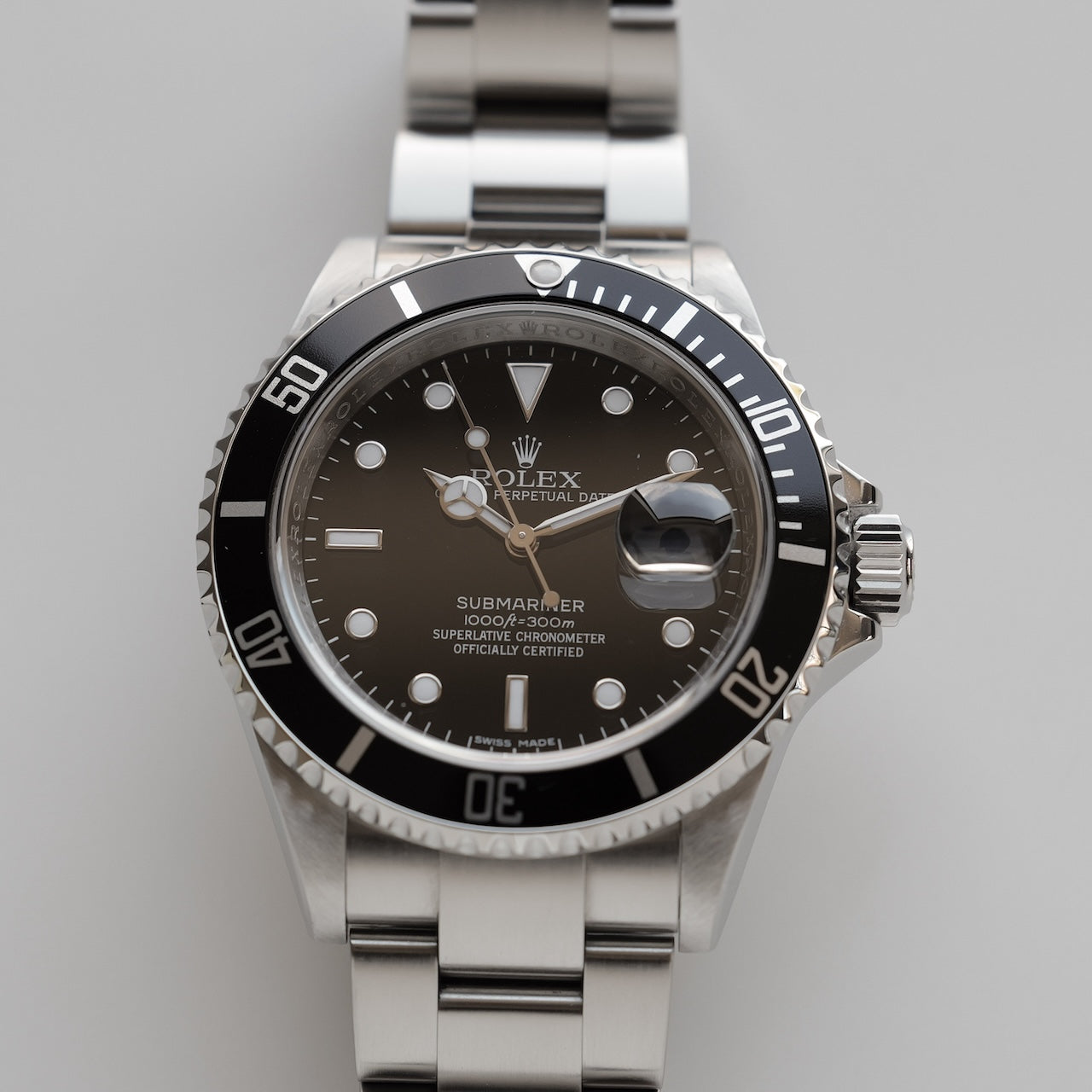ロレックス/サブマリーナデイト16610/V番/2009年/ルーレット刻印/保証書付き/ROLEX SUBMARINER DATE Ref.16610 2009 with Paper, Box