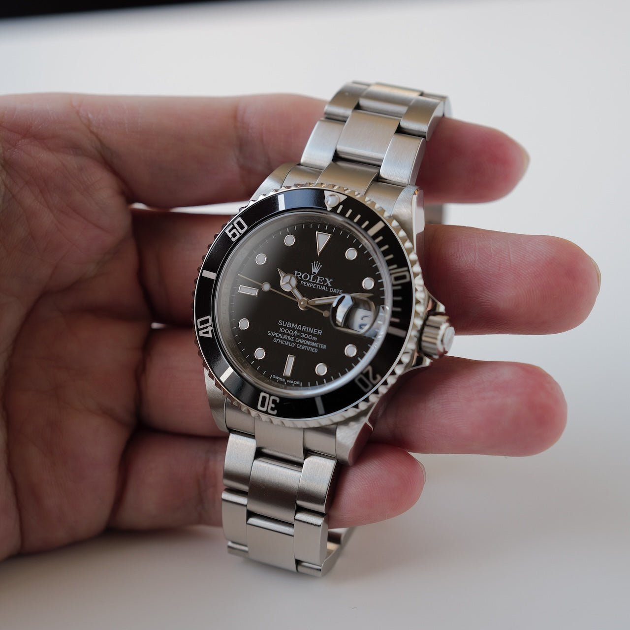 ロレックス サブマリーナ デイト 16610 V番 ルーレット刻印 ROLEX 