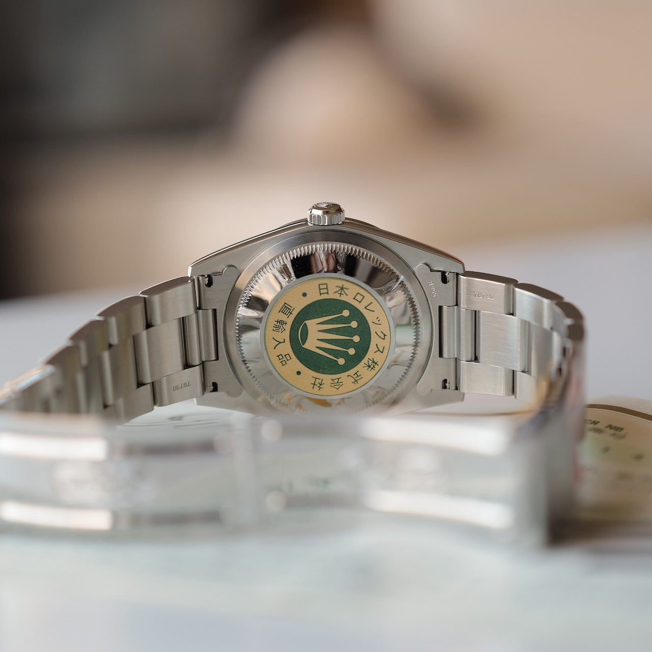 ロレックス/エクスプローラー1/14270/P番/裏蓋シール/未使用品/フル