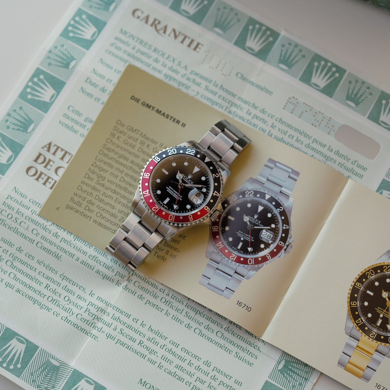 ロレックス/GMTマスター2/16710/コークベゼル/A番/1999年/保証付フルセット/ROLEX GMT-MASTER 2 Ref.16710 "Coke"1999y Full Set