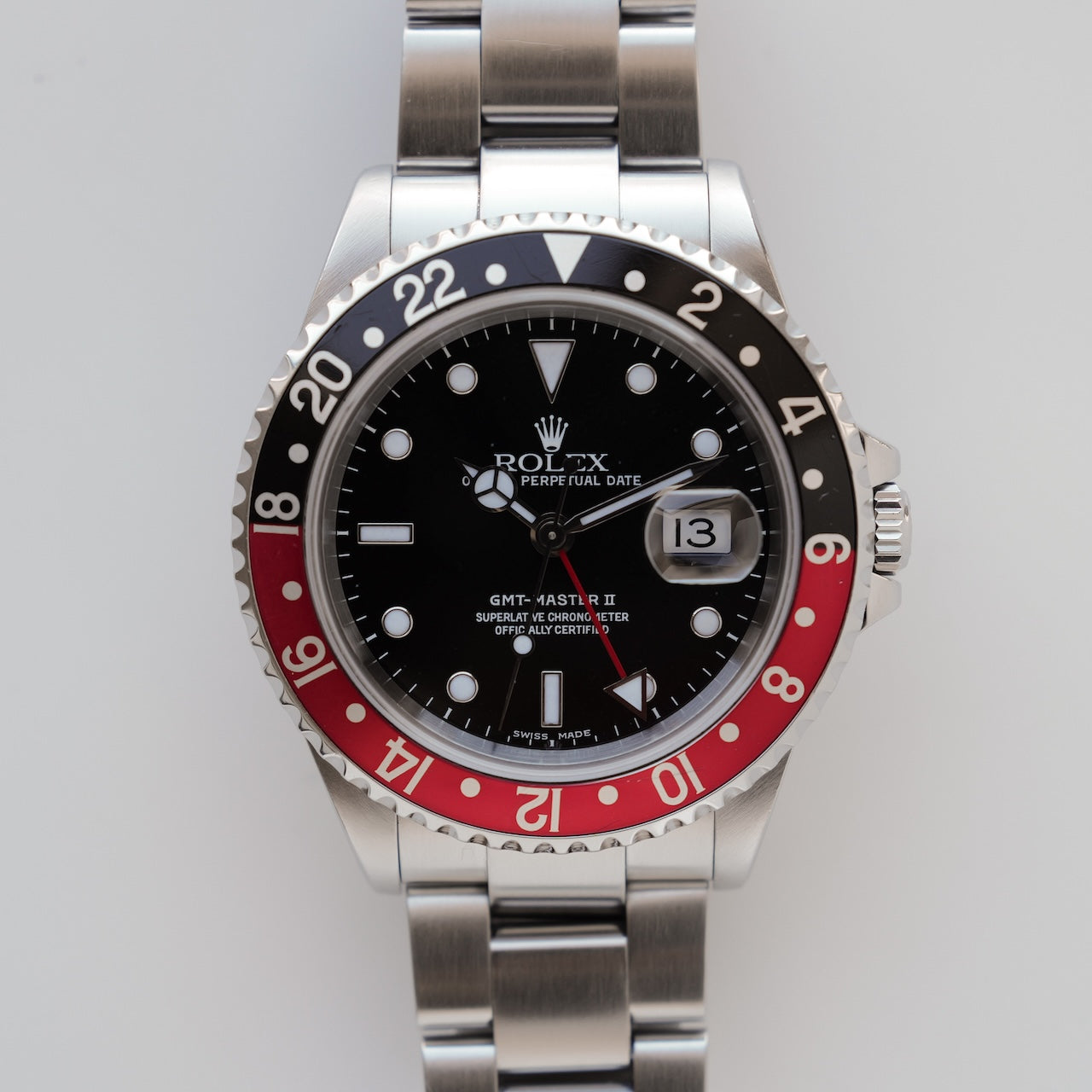 ロレックス/GMTマスター2/16710/コークベゼル/A番/1999年/保証付フルセット/ROLEX GMT-MASTER 2 Ref.16710 "Coke"1999y Full Set