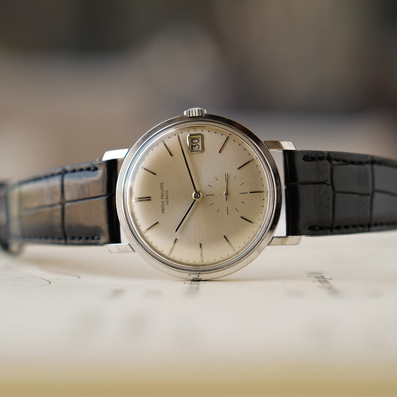 パテック・フィリップ/カラトラバ/3445/18KWG/27-460/アーカイブ証明書付き/PATEK PHILIPPE CALATRAVA Ref.3445/18KWG/cal.27-460 with Archive Paper