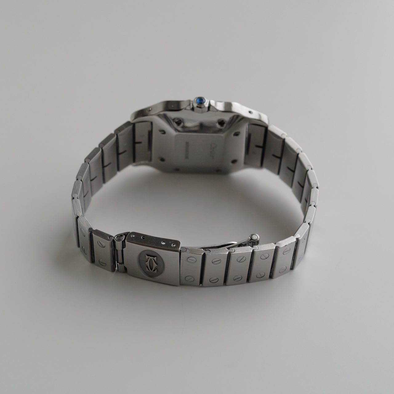 カルティエ/サントス/カレ/ガルべ/LM/ゴースト/グレイダイヤル/2960/CARTIER SANTOS Carrée / Galbee LM "GHOST/GREY DIAL" Ref.2960 Stainless Steel Case