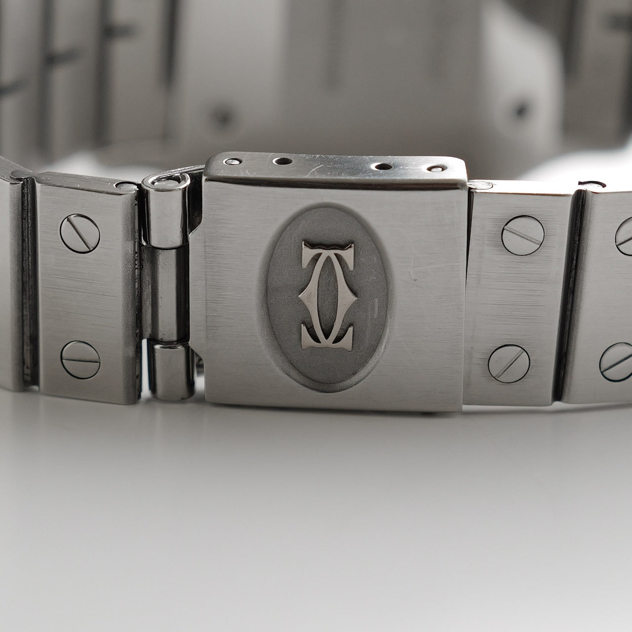 カルティエ/サントス/カレ/ガルべ/LM/ゴースト/グレイダイヤル/2960/CARTIER SANTOS Carrée / Galbee LM "GHOST/GREY DIAL" Ref.2960 Stainless Steel Case