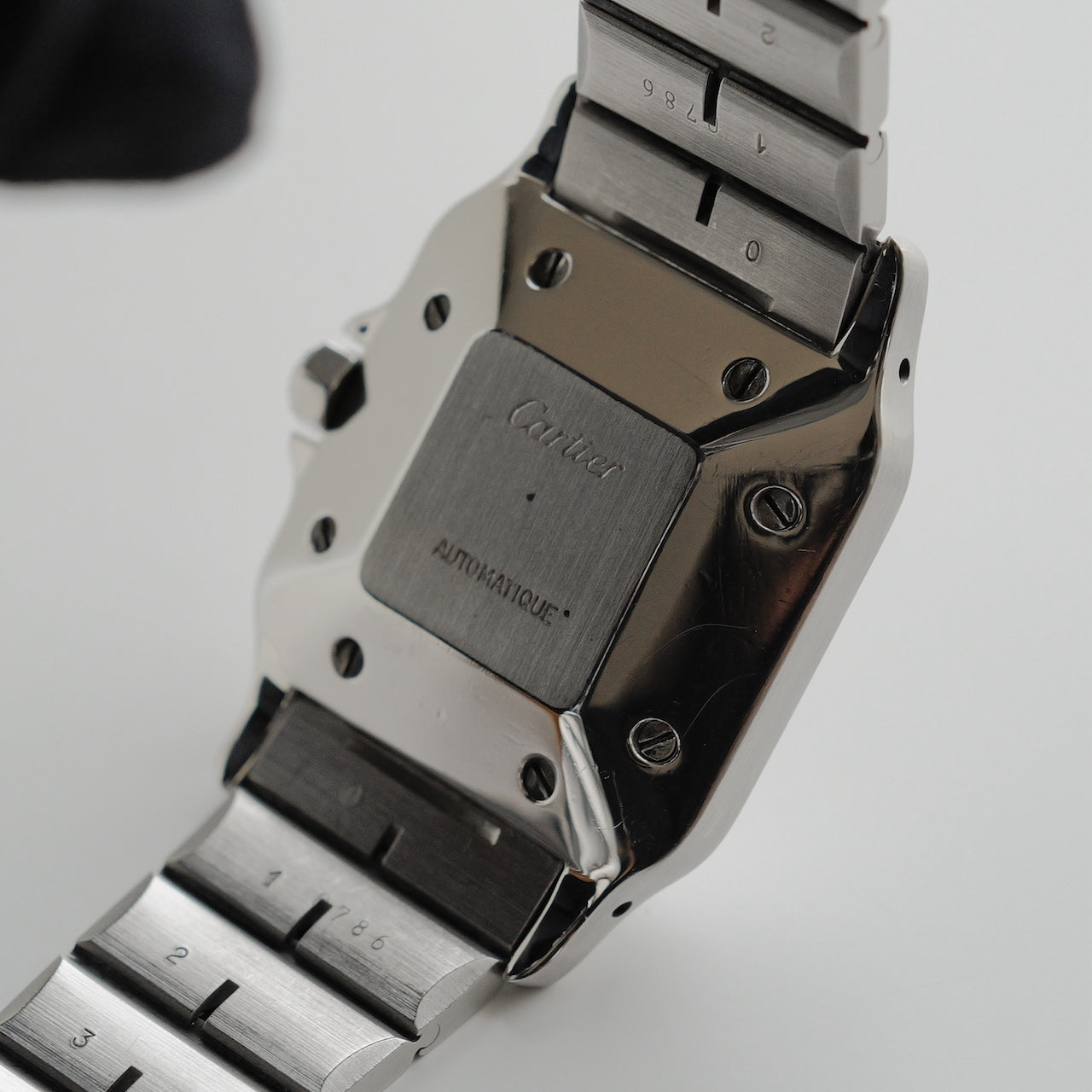 カルティエ/サントス/カレ/ガルべ/LM/ゴースト/グレイダイヤル/2960/CARTIER SANTOS Carrée / Galbee LM "GHOST/GREY DIAL" Ref.2960 Stainless Steel Case